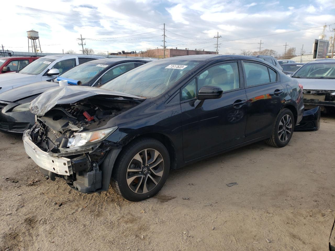 Obraz 1 z 2014 HONDA CIVIC EX 2014 z VIN 19XFB2F83EE062228