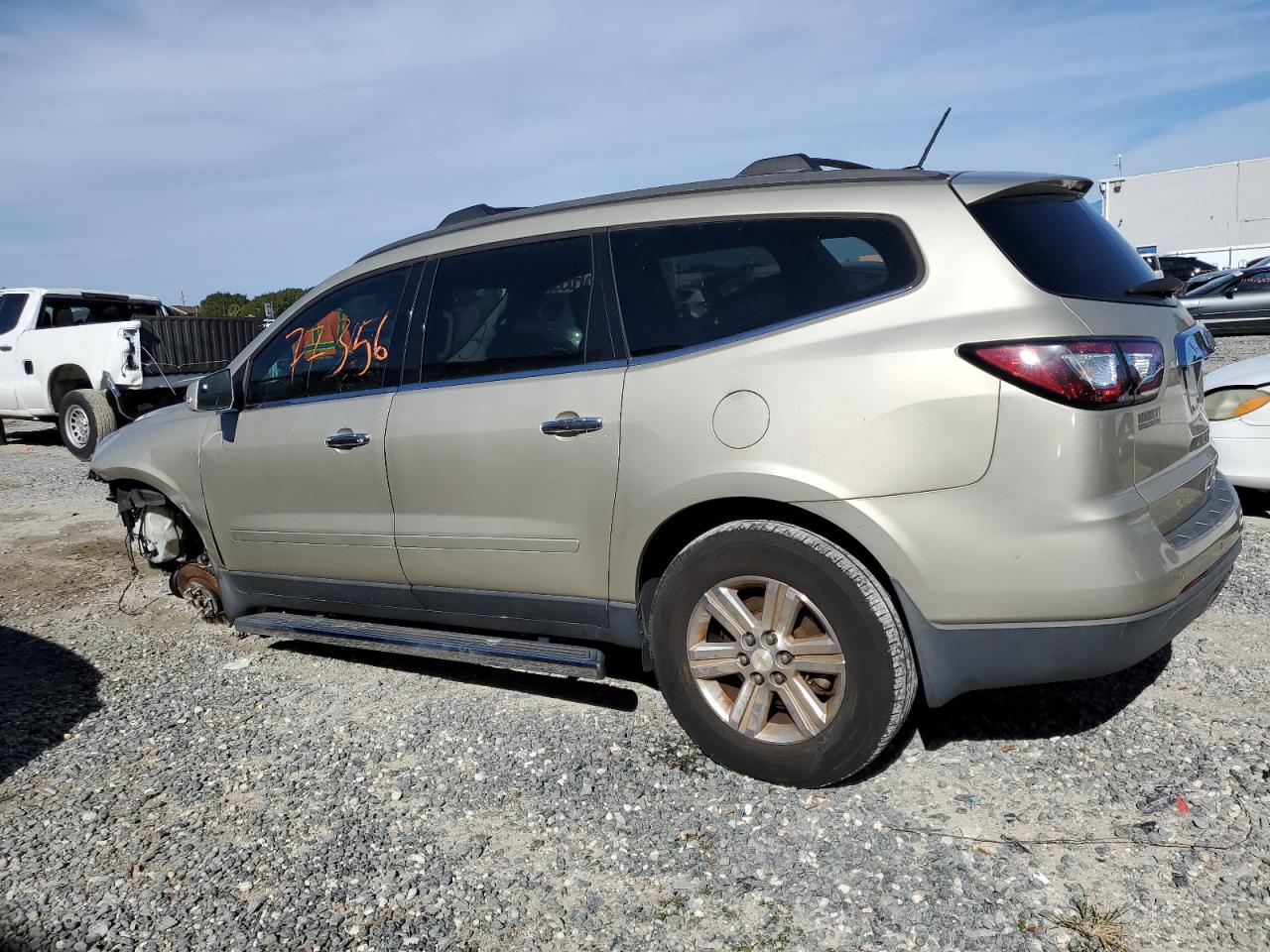 Image 2 of 2013 CHEVROLET TRAVERSE LT 2013 with VIN 1GNKRGKDXDJ104350