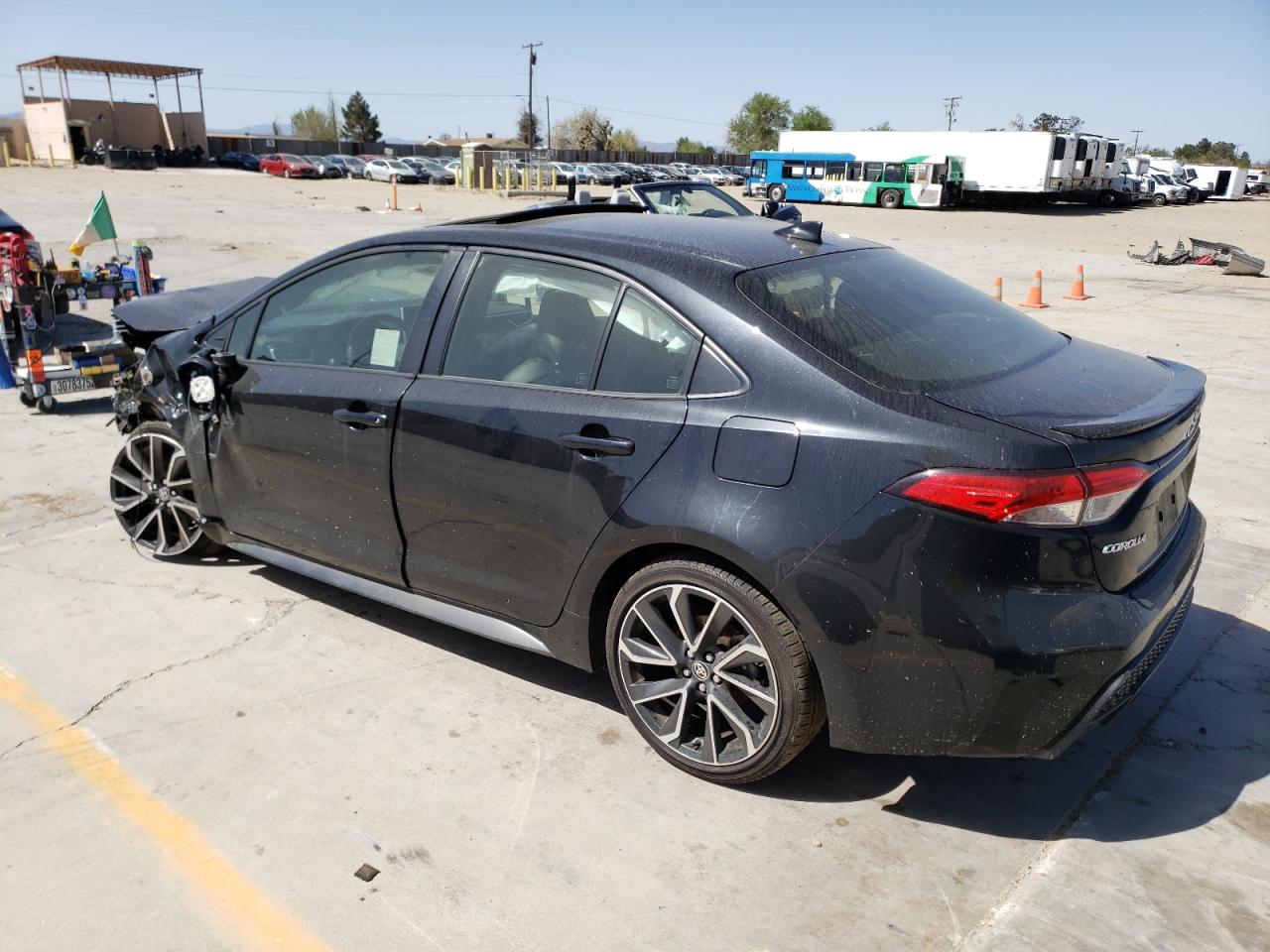 Image 2 of 2021 TOYOTA COROLLA SE 2021 with VIN JTDP4MCEXMJ078884