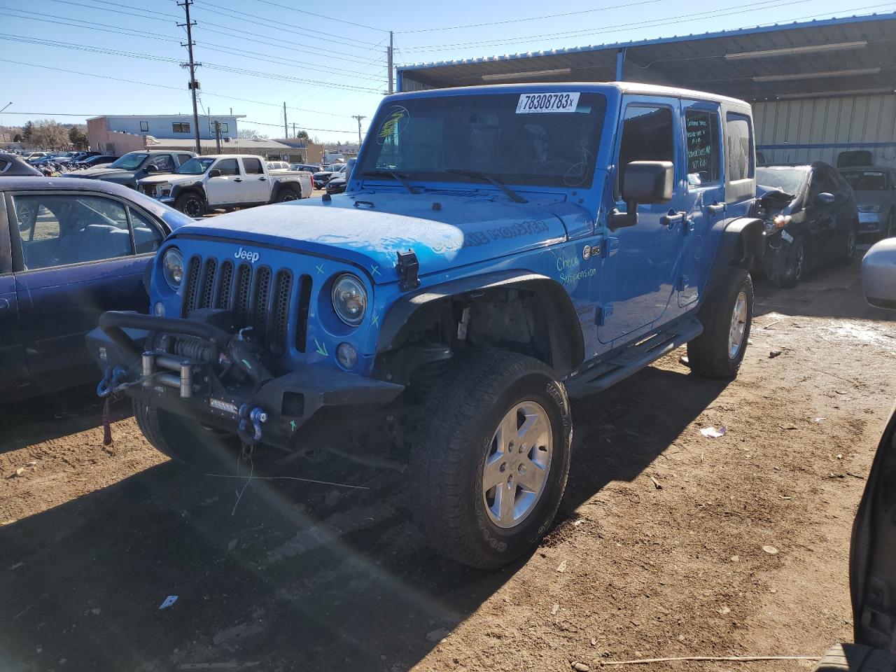 Image 1 of 2015 JEEP WRANGLER UNLIMITED SPORT 2015 with VIN 1C4BJWDG9FL591372