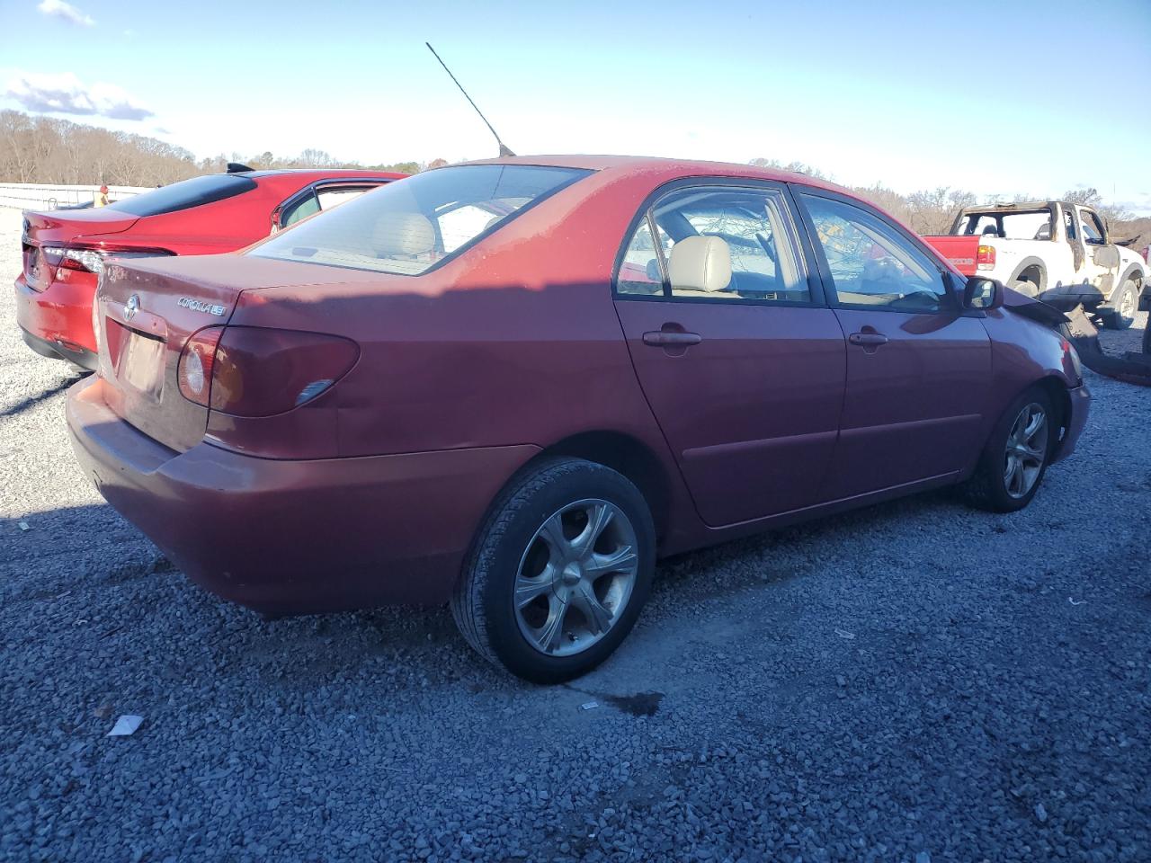Image 3 of 2003 TOYOTA COROLLA CE 2003 with VIN 2T1BR38E03C163693