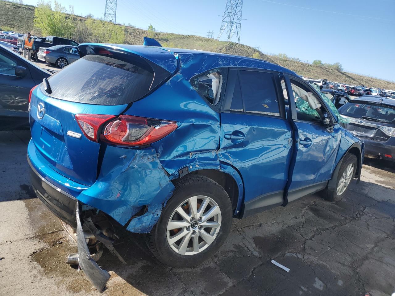 Image 3 of 2013 MAZDA CX-5 SPORT 2013 with VIN JM3KE4BE7D0162084