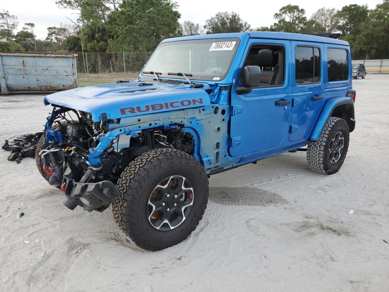 Image 1 of 2023 JEEP WRANGLER RUBICON 2023 with VIN 1C4HJXFG6PW657776