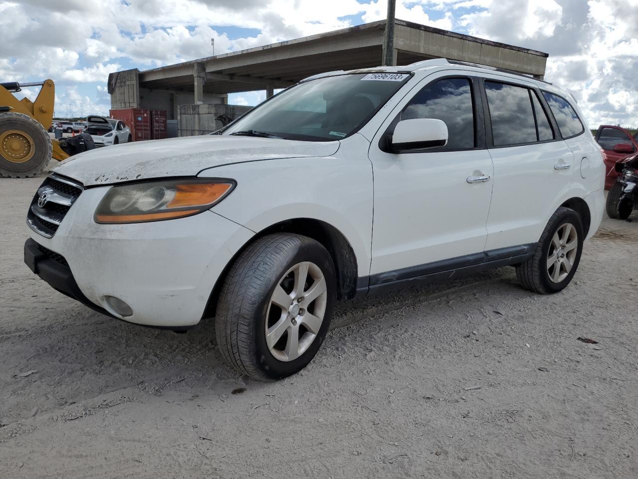 Image 1 of 2008 HYUNDAI SANTA FE SE 2008 with VIN 5NMSH13EX8H145735