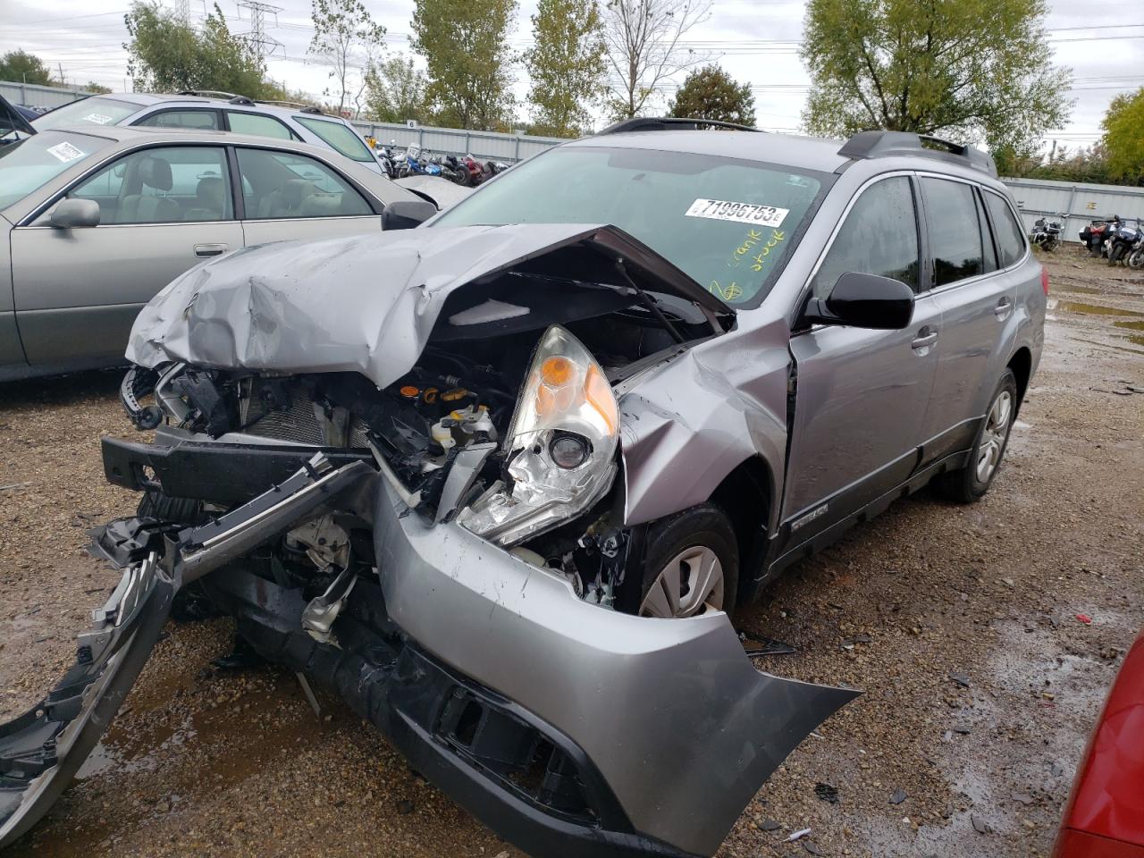 Obraz 1 z 2011 SUBARU OUTBACK 2.5I 2011 z VIN 4S4BRCAC3B3392784