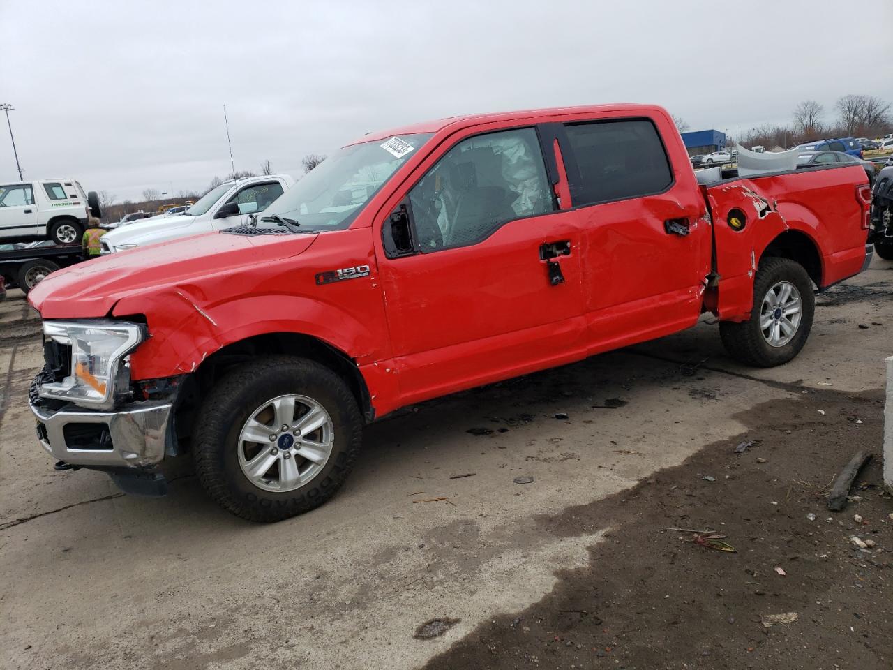 Image 1 of 2018 FORD F150 SUPERCREW 2018 with VIN 1FTEW1EB9JFC18134
