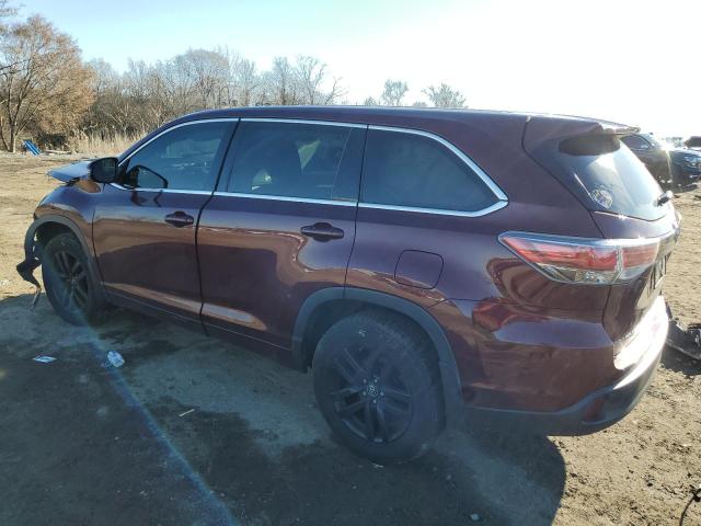 Obraz 2 z 2016 TOYOTA HIGHLANDER LE 2016 z VIN 5TDBKRFH4GS338867