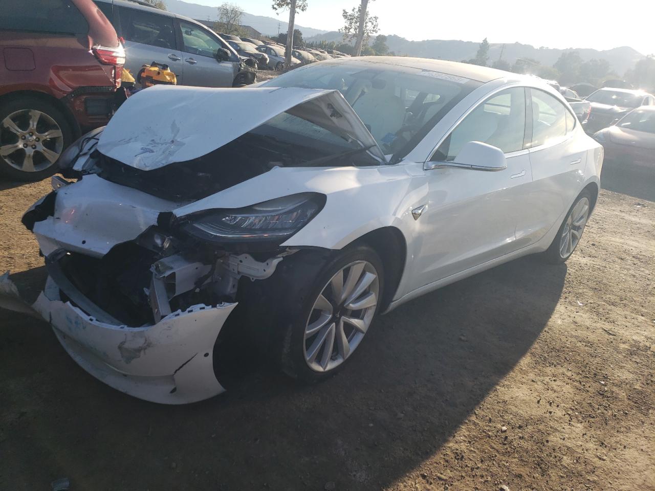 Image 1 of 2019 TESLA MODEL 3  2019 with VIN 5YJ3E1EA7KF417920