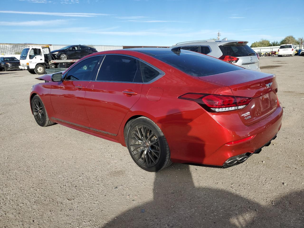 Image 2 of 2020 GENESIS G80 BASE 2020 with VIN KMTFN4JB9LU332519