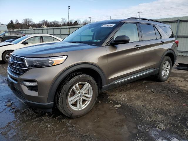 Image 1 of 2021 FORD EXPLORER XLT 2021 with VIN 1FMSK8DH3MGA38171