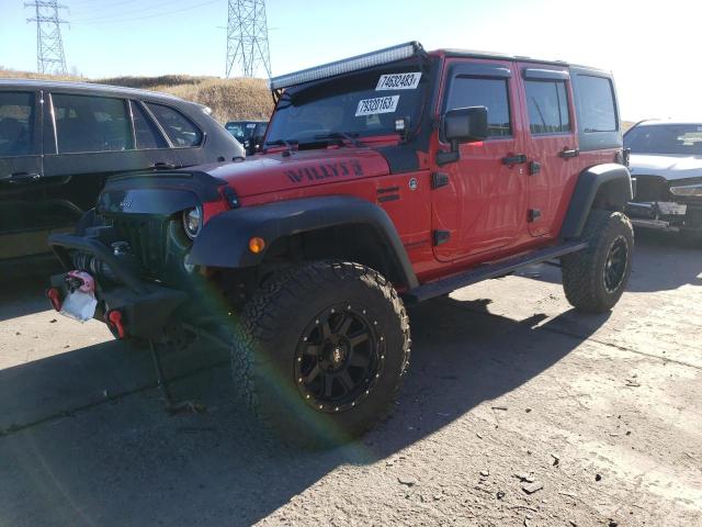 Image 1 of 2015 JEEP WRANGLER UNLIMITED SPORT 2015 with VIN 1C4BJWDG9FL731694