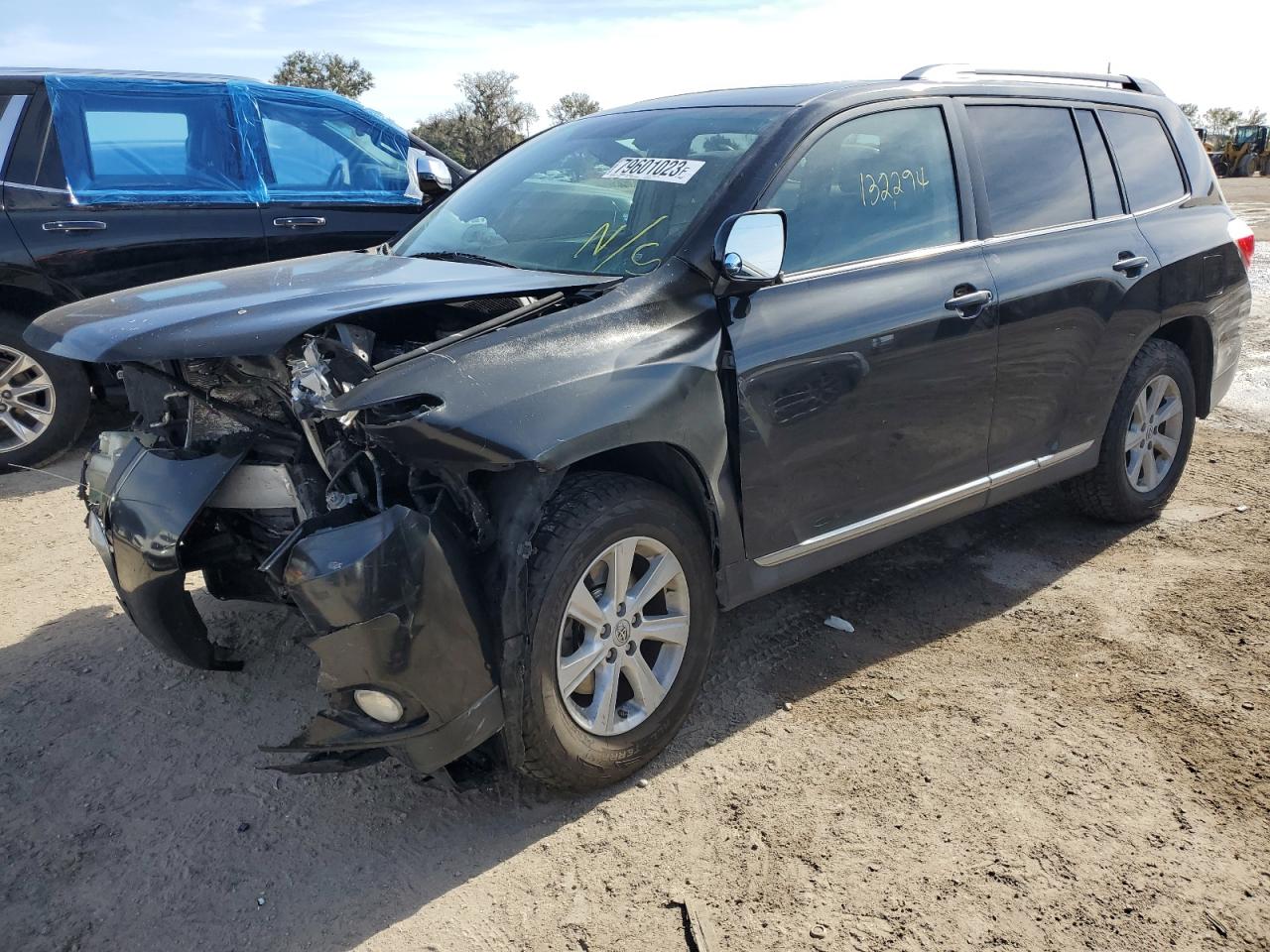 Image 1 of 2012 TOYOTA HIGHLANDER BASE 2012 with VIN 5TDZK3EH8CS056044