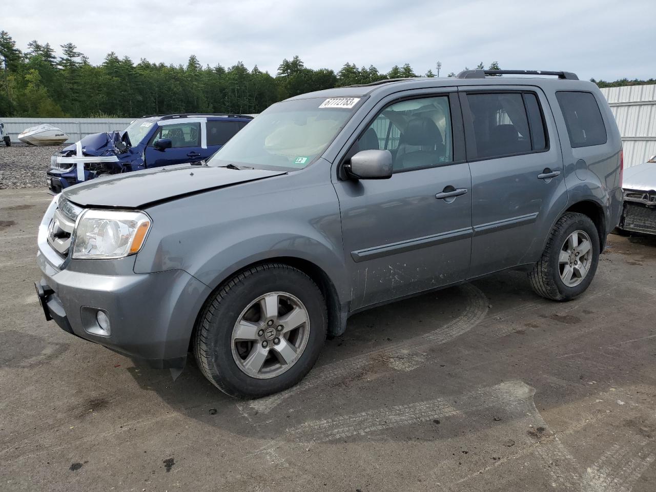 Image 1 of 2009 HONDA PILOT EXL 2009 with VIN 5FNYF48529B053970