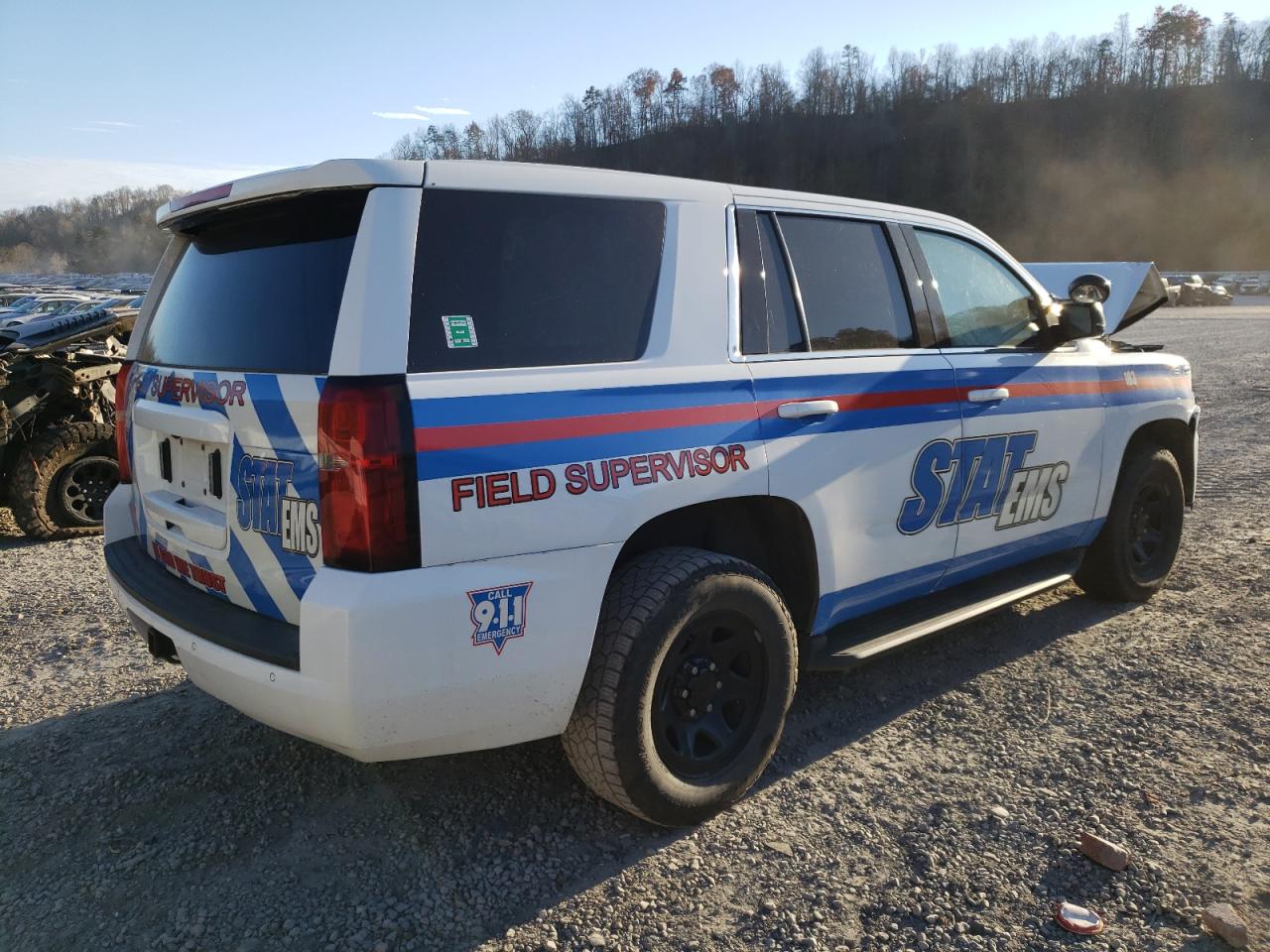 Image 3 of 2016 CHEVROLET TAHOE POLICE 2016 with VIN 1GNSKDEC3GR256854