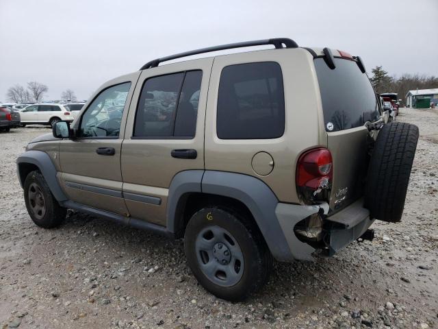 Image 2 of 2005 JEEP LIBERTY SPORT 2005 with VIN 1J4GL48K95W578888