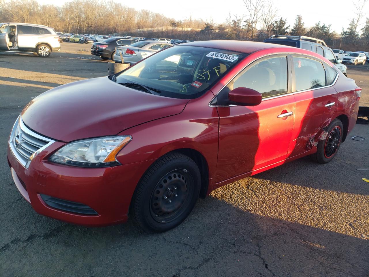 Image 1 of 2014 NISSAN SENTRA S 2014 with VIN 3N1AB7AP4EL622651