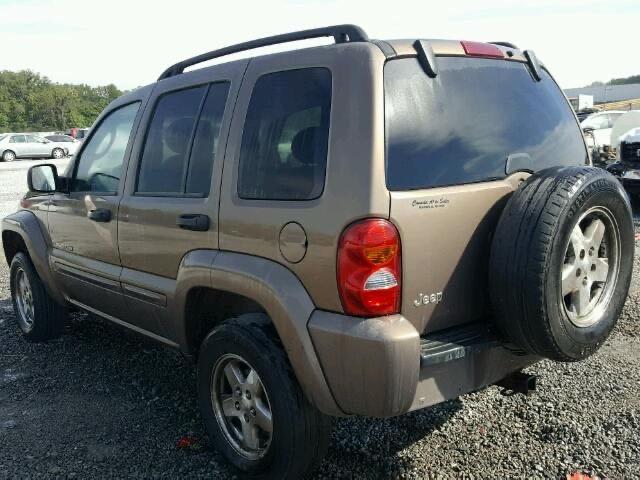 Image 3 of 2002 JEEP LIBERTY LIMITED 2002 with VIN 1J8GK58K92W205398