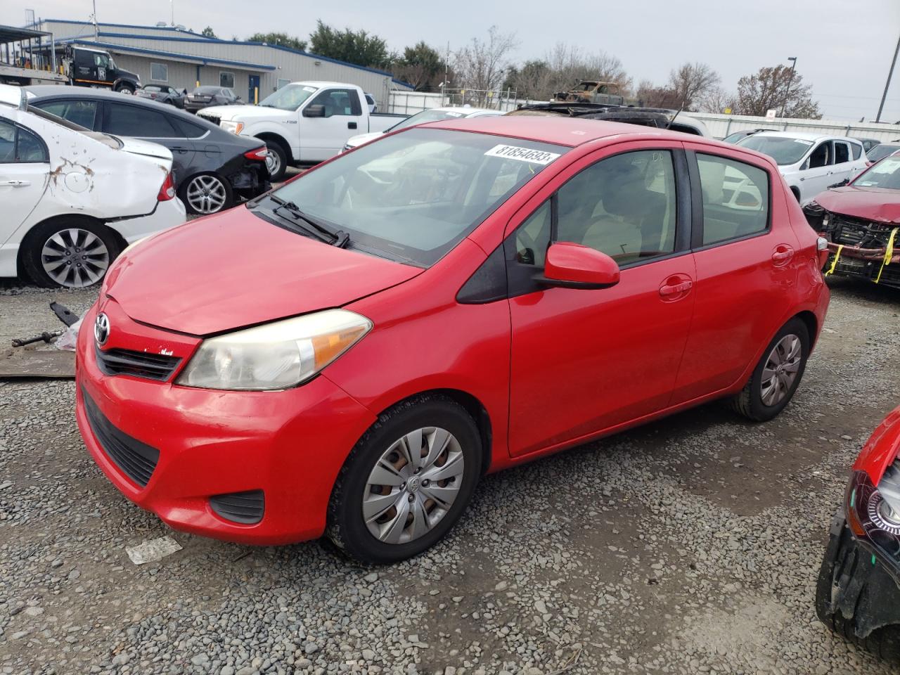 Image 1 of 2013 TOYOTA YARIS  2013 with VIN JTDKTUD30DD544198
