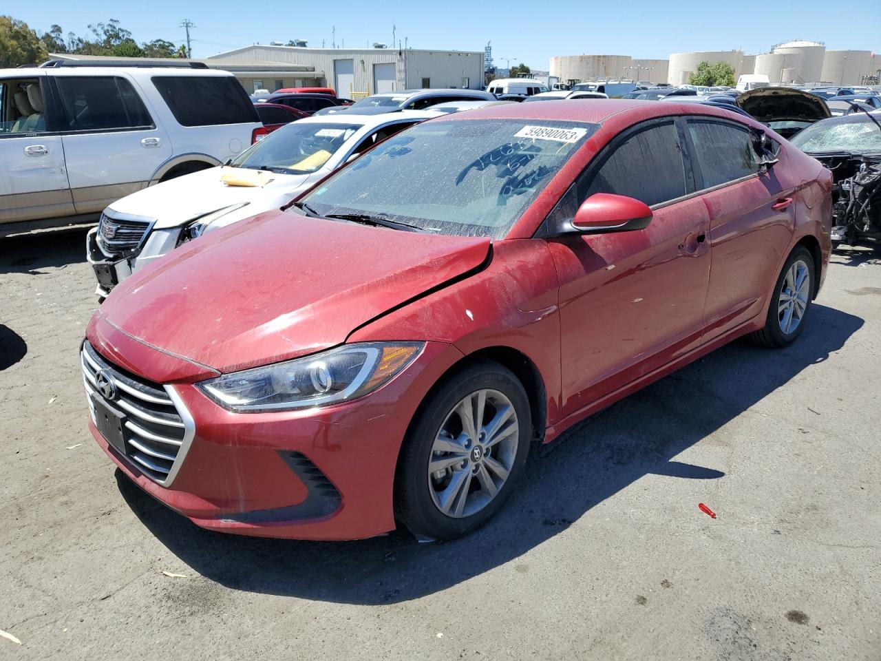 Image 1 of 2017 HYUNDAI ELANTRA SE 2017 with VIN KMHD84LFXHU102584
