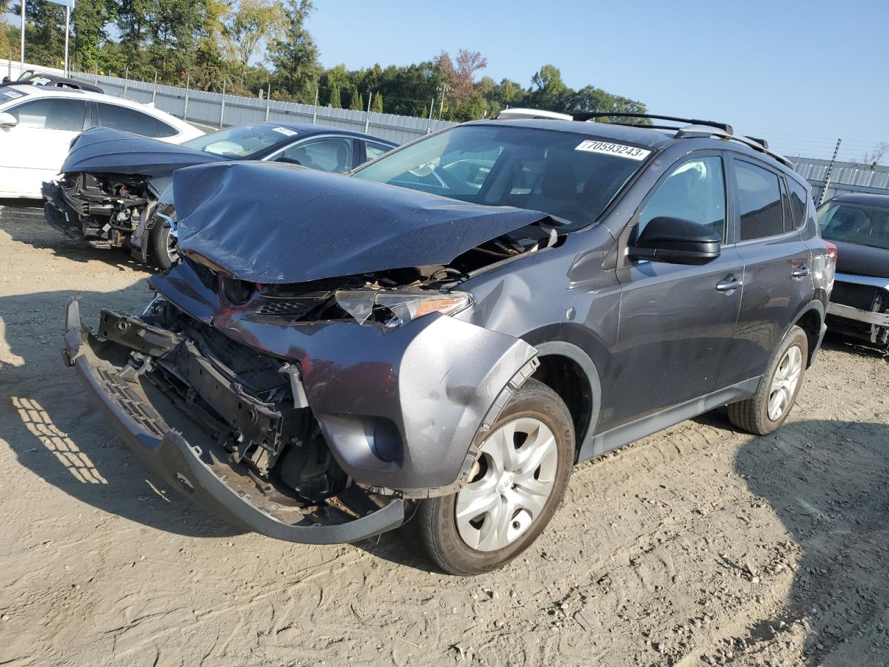 Изображение 1 2015 TOYOTA RAV4 LE 2015 с VIN 2T3ZFREV9FW149798