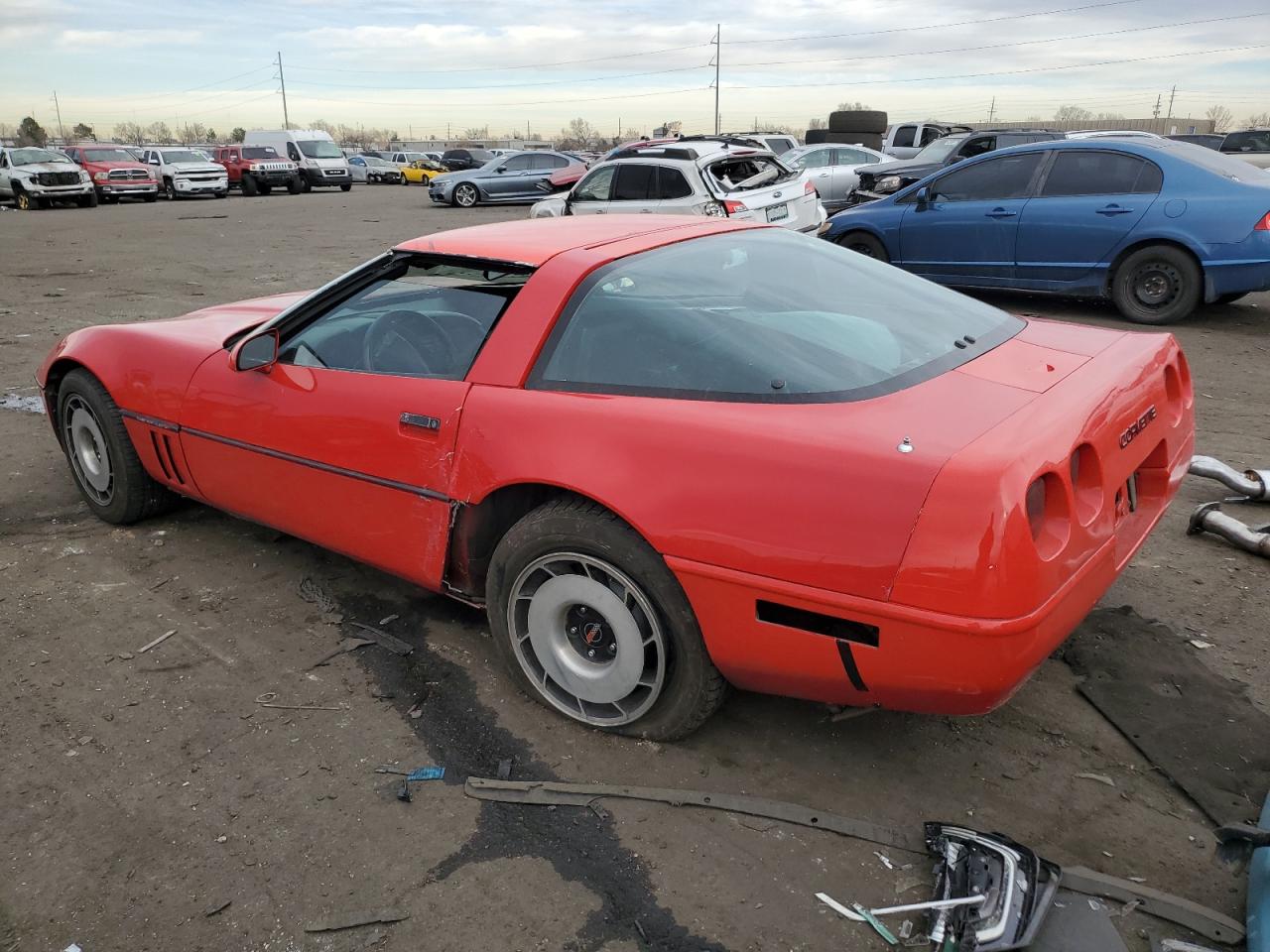 Image 2 of 1990 CHEVROLET CORVETTE  1990 with VIN 1G1YY2384L5119971