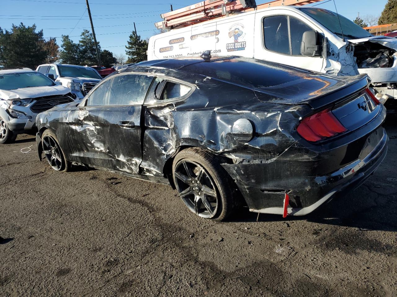 Image 2 of 2020 FORD MUSTANG  2020 with VIN 1FA6P8TH0L5158650