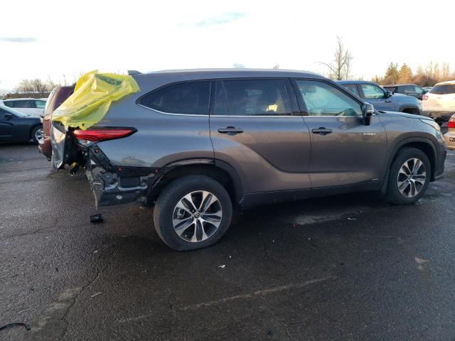 Image 3 of 2021 TOYOTA HIGHLANDER HYBRID XLE 2021 with VIN 5TDHBRCH4MS529019