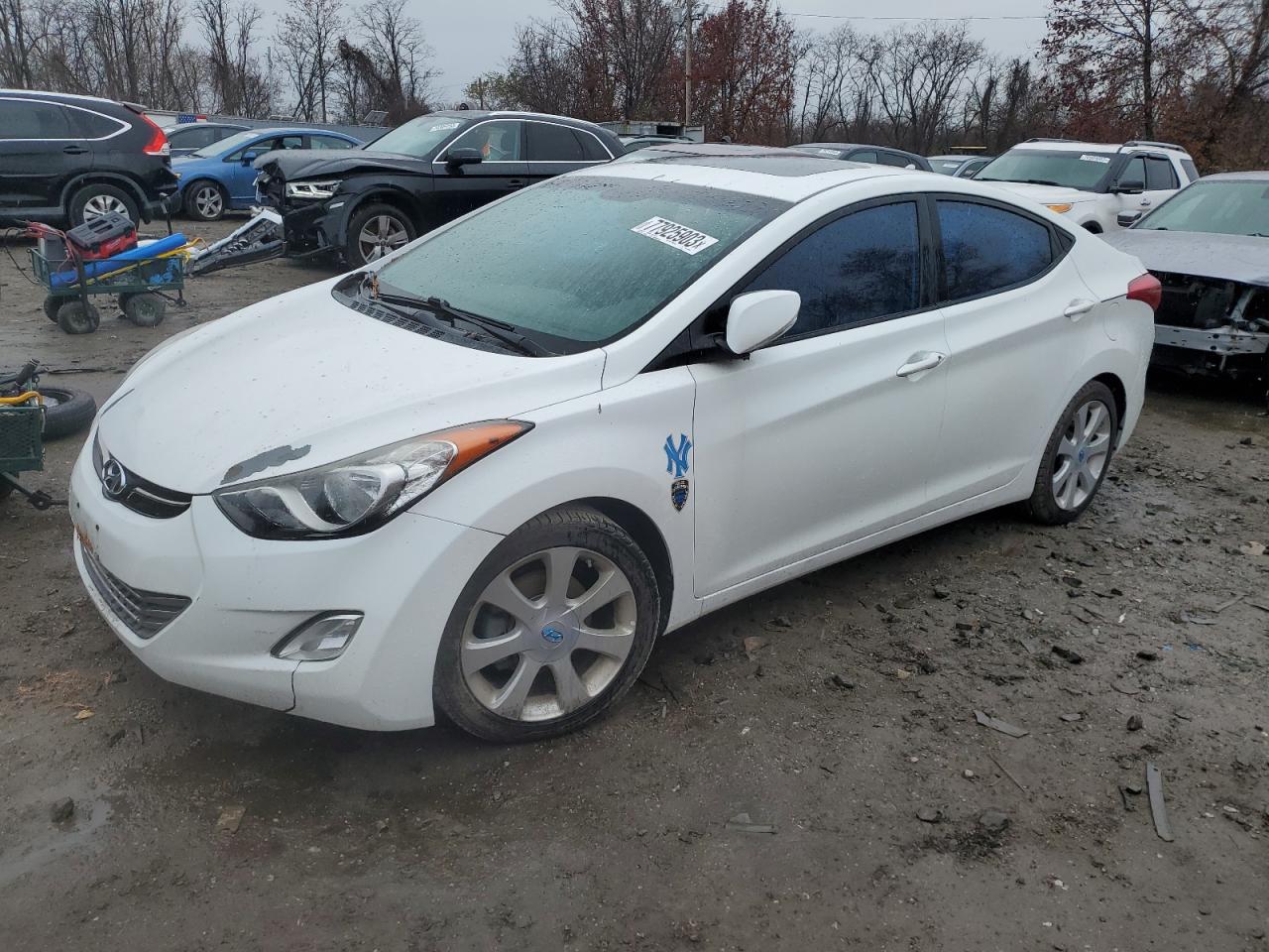 Image 1 of 2013 HYUNDAI ELANTRA GLS 2013 with VIN 5NPDH4AE3DH443263