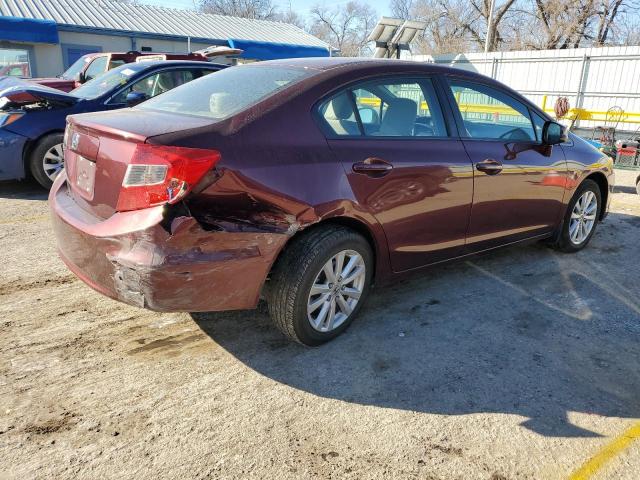 Image 3 of 2012 HONDA CIVIC EX 2012 with VIN 2HGFB2F82CH510283