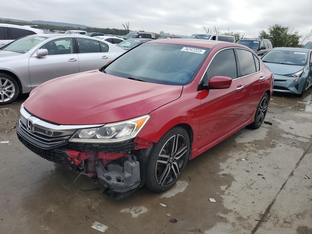 Image 1 of 2016 HONDA ACCORD SPORT 2016 with VIN 1HGCR2F51GA112927