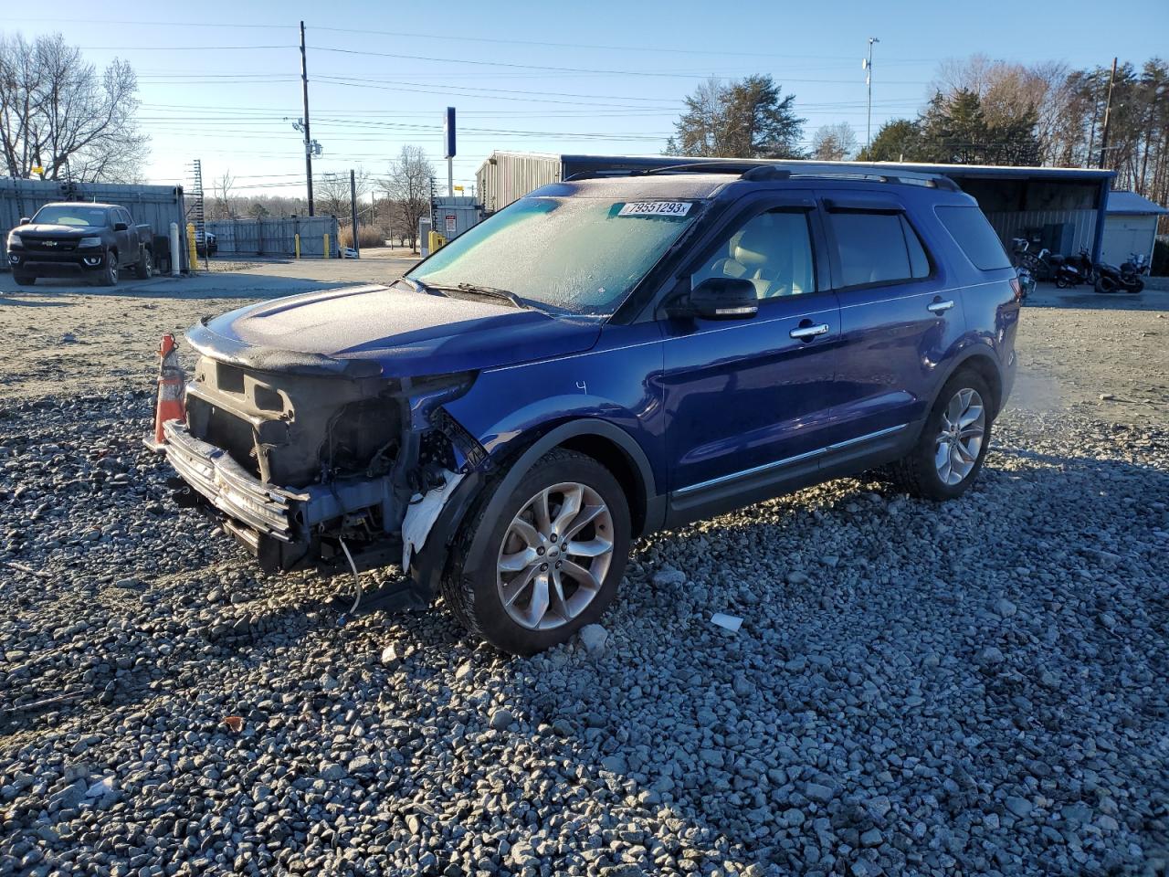 Image 1 of 2015 FORD EXPLORER XLT 2015 with VIN 1FM5K7D89FGA51078