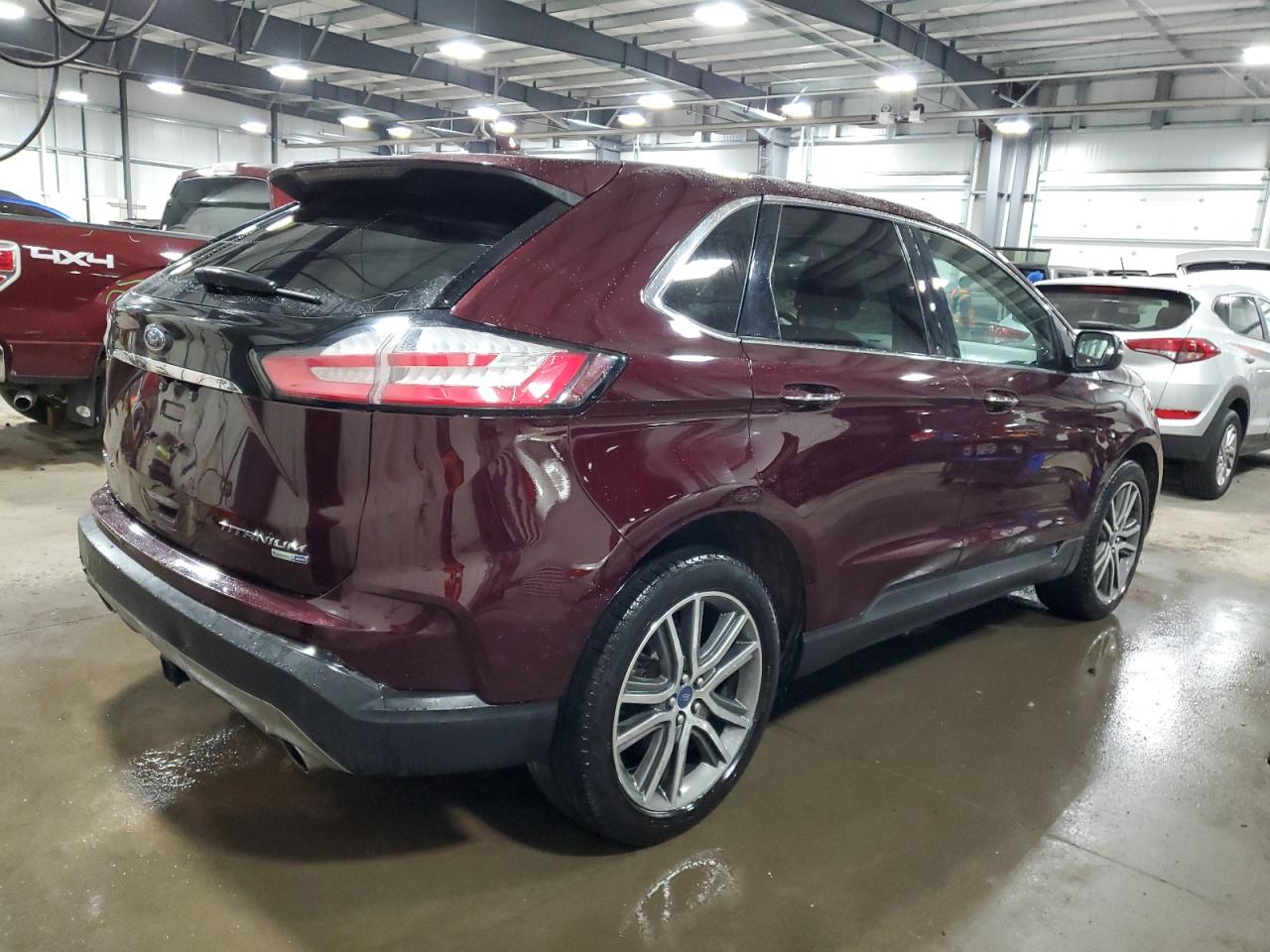 Image 3 of 2019 FORD EDGE TITANIUM 2019 with VIN 2FMPK4K91KBB88097
