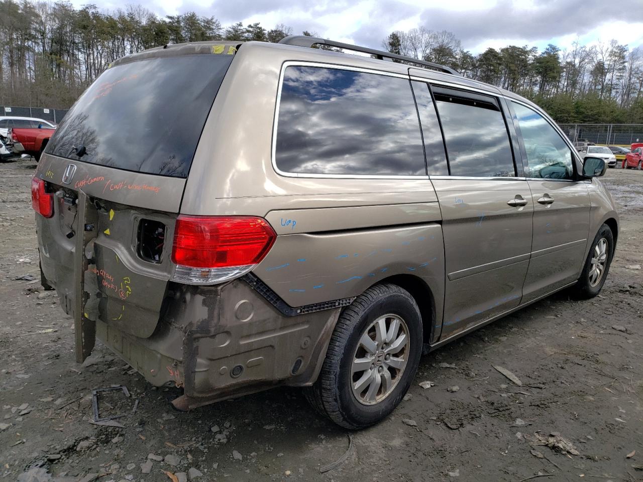 Изображение 3 2009 HONDA ODYSSEY EXL 2009 с VIN 5FNRL38619B054723