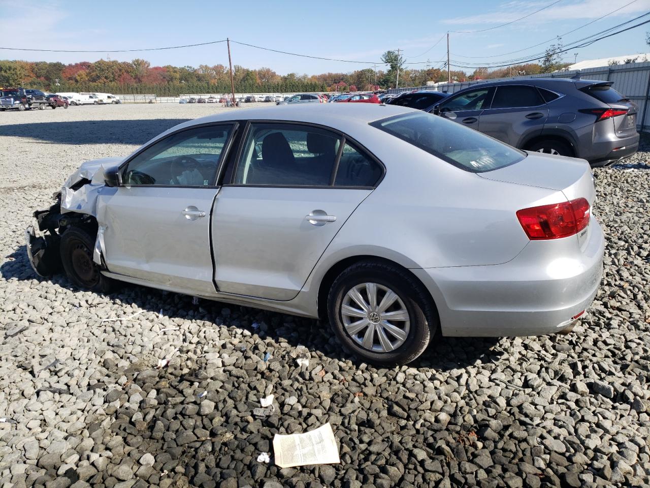 Image 2 of 2012 VOLKSWAGEN JETTA BASE 2012 with VIN 3VW2K7AJ6CM428110