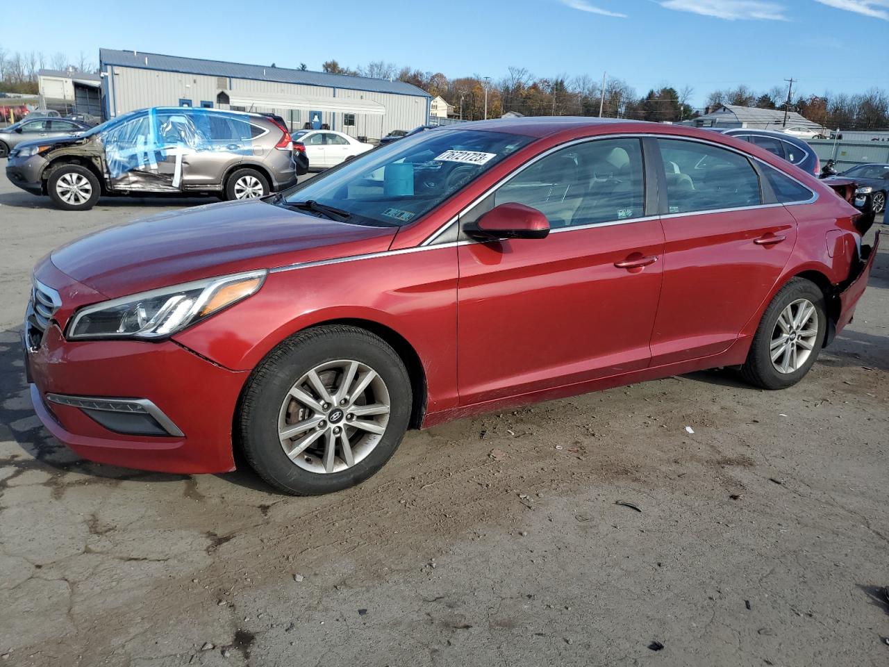 Image 1 of 2015 HYUNDAI SONATA SE 2015 with VIN 5NPE24AF1FH207194