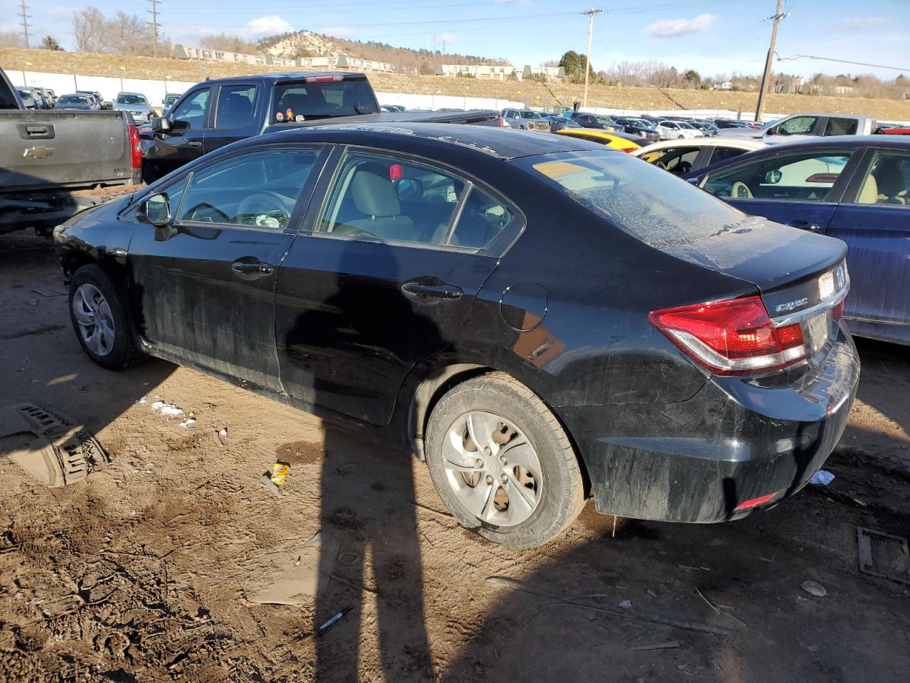 Image 2 of 2013 HONDA CIVIC LX 2013 with VIN 2HGFB2F57DH534750