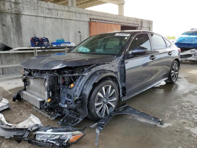 Image 1 of 2022 HONDA CIVIC EX 2022 with VIN JHMFE1F77NX008387