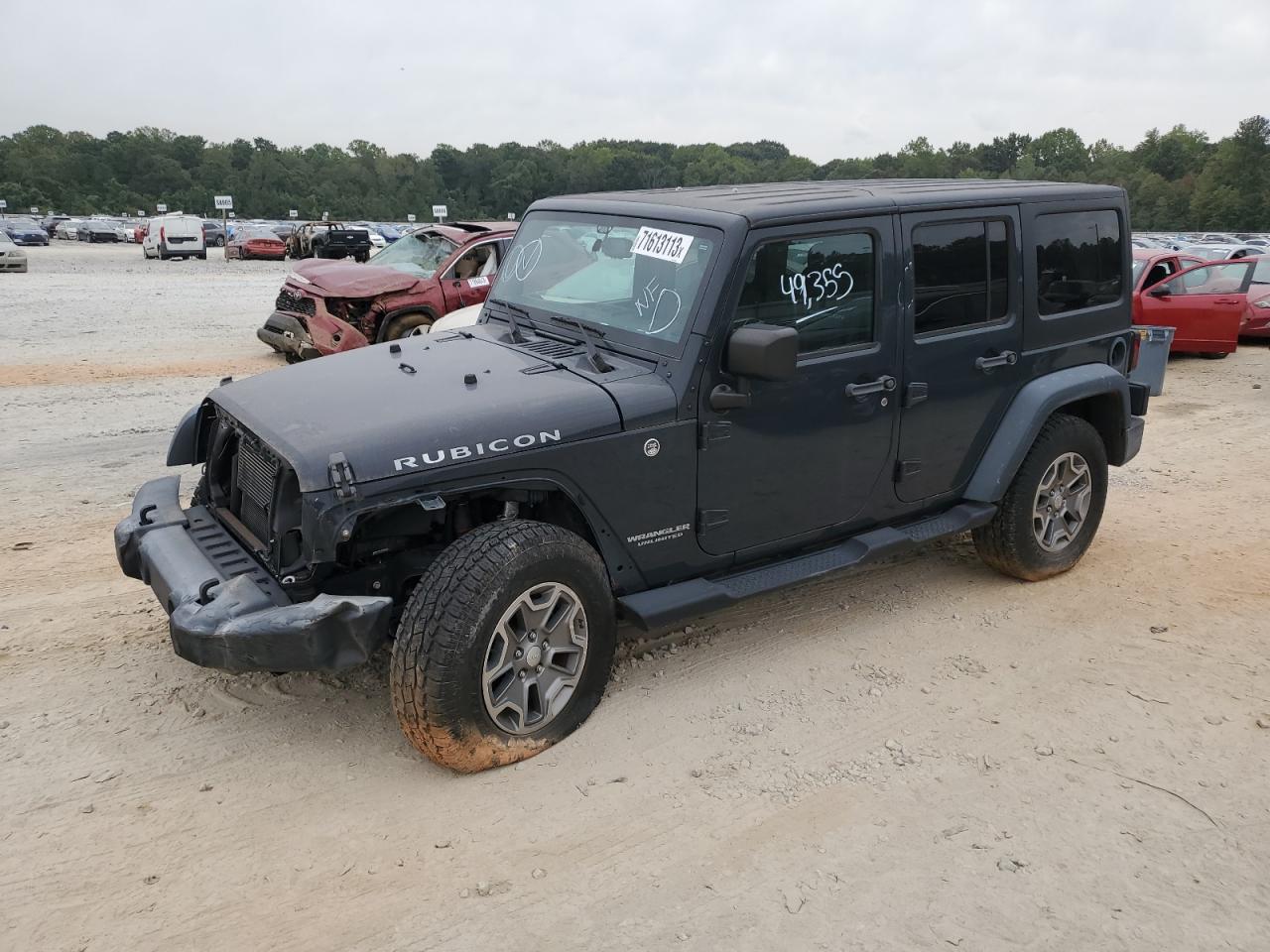 Изображение 1 2017 JEEP WRANGLER UNLIMITED RUBICON 2017 с VIN 1C4BJWFG7HL523510