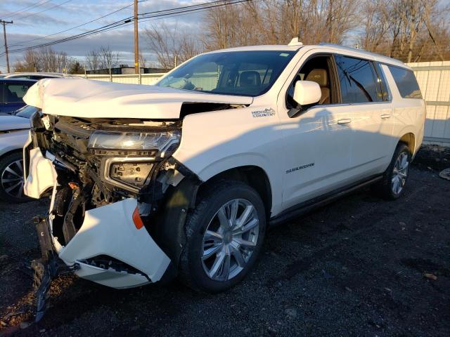 Image 1 of 2022 CHEVROLET SUBURBAN K1500 HIGH COUNTRY 2022 with VIN 1GNSKGKL2NR104583