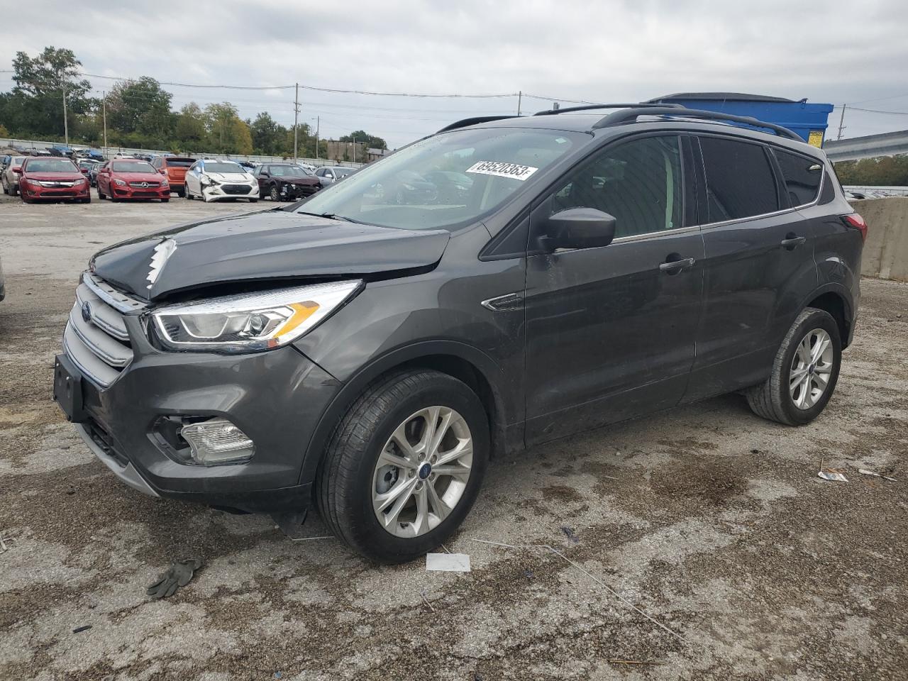 Image 1 of 2019 FORD ESCAPE SEL 2019 with VIN 1FMCU9HDXKUA22849