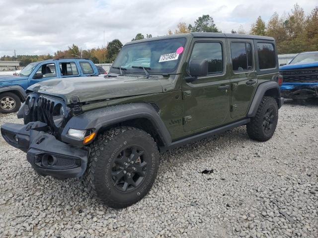 Image 1 of 2021 JEEP WRANGLER UNLIMITED SPORT 2021 with VIN 1C4HJXDN5MW609182