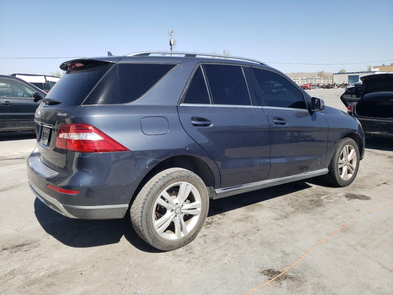 Image 3 of 2015 MERCEDES-BENZ ML 350 4MATIC 2015 with VIN 4JGDA5HB0FA487099