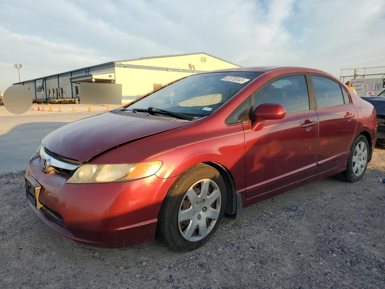 Image 1 of Honda Civic Lx 2008 with VIN 1HGFA16548L116801