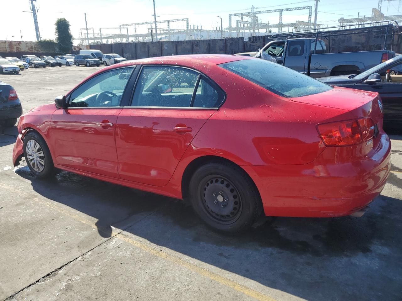 Image 2 of 2013 VOLKSWAGEN JETTA BASE 2013 with VIN 3VW2K7AJ6DM398690