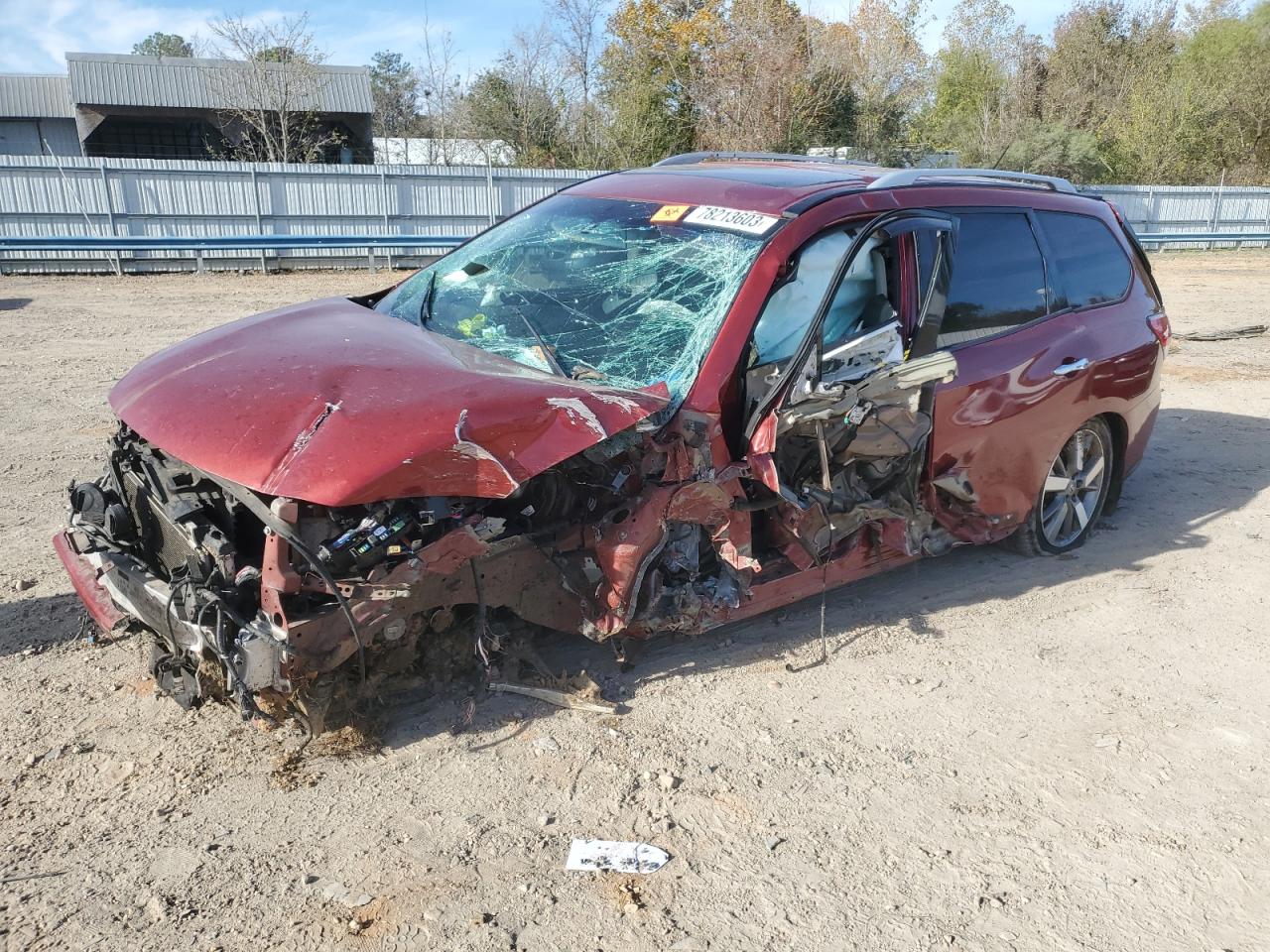 Image 1 of 2014 NISSAN PATHFINDER S 2014 with VIN 5N1AR2MNXEC732861