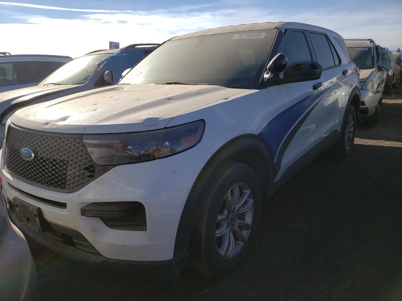 Изображение 1 2021 FORD EXPLORER POLICE INTERCEPTOR 2021 с VIN 1FM5K8AW4MNA21973