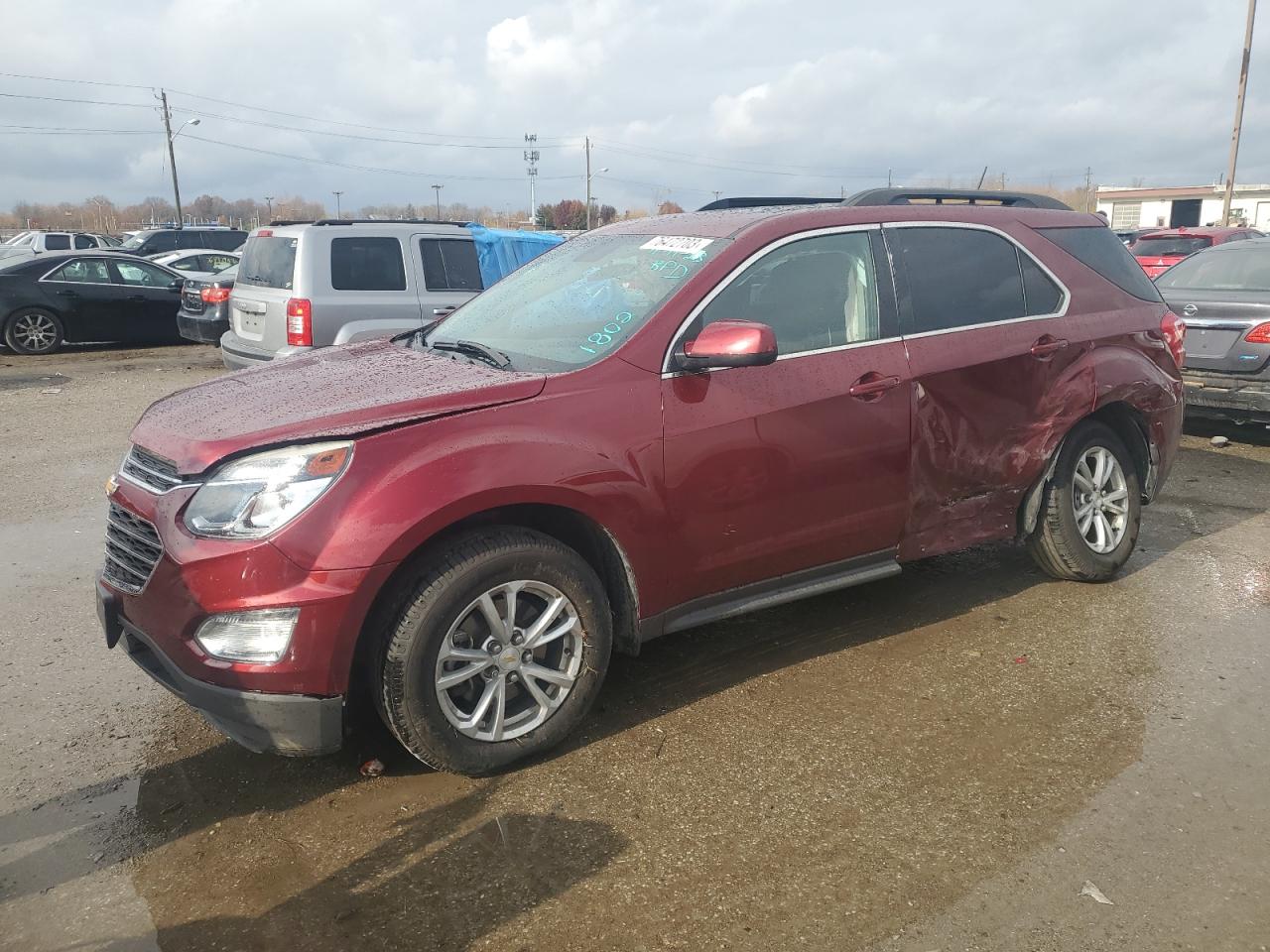 Image 1 of 2017 CHEVROLET EQUINOX LT 2017 with VIN 2GNALCEK4H6181802