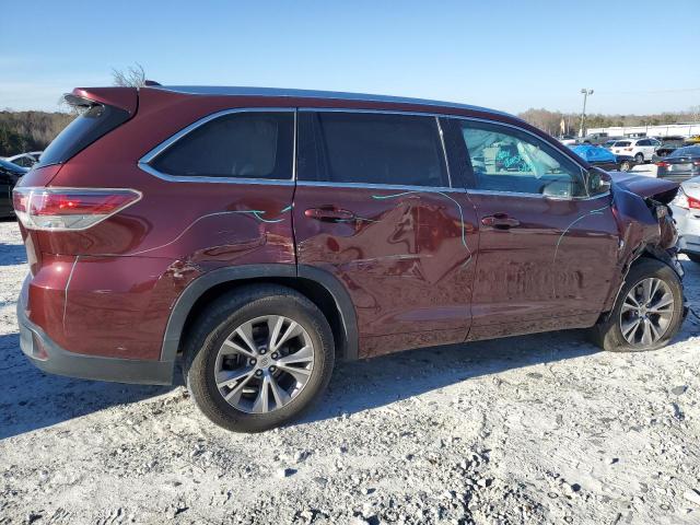 Obraz 3 z 2014 TOYOTA HIGHLANDER XLE 2014 z VIN 5TDKKRFH7ES018665