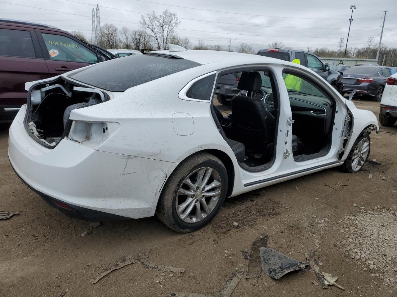 Image 3 of 2016 CHEVROLET MALIBU LT 2016 with VIN 1G1ZE5ST6GF257855