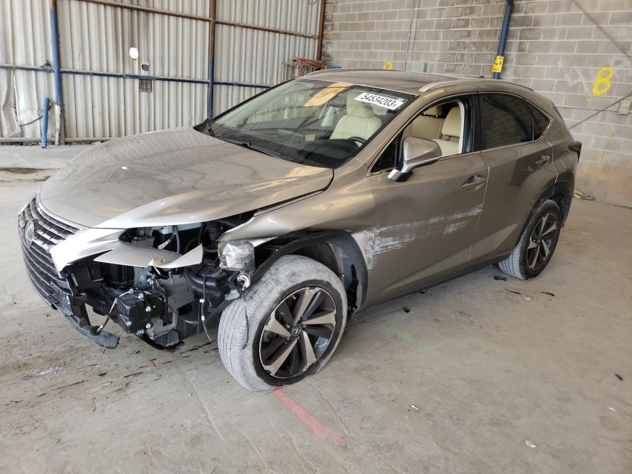 Image 1 of 2021 LEXUS NX 300 BASE 2021 with VIN JTJGARBZ8M5034155